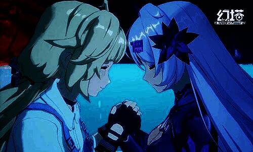 ‘裂空’角色立绘，身穿科技感战衣，眼神坚定地望向前方