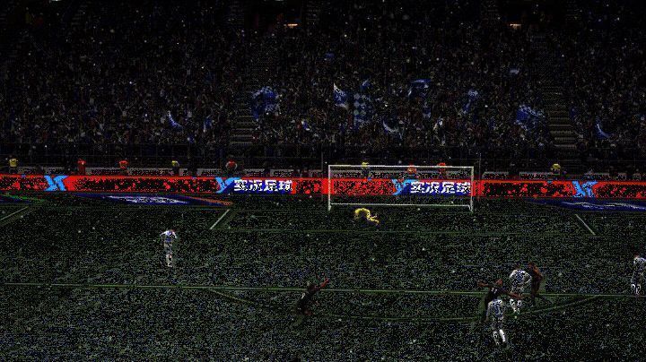 内德维德带球突破后远距离爆射，皮球如炮弹般轰入球门