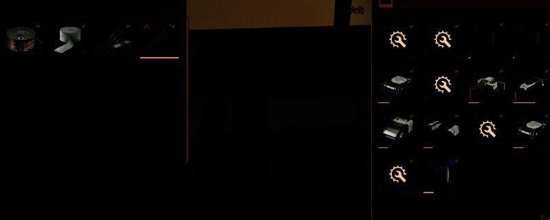 《沙丘:觉醒》游戏中一名玩家正在操作储物箱,背包中显示破损工具已变为崭新状态的界面截图