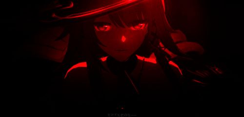 《崩坏：星穹铁道》匹诺康尼城市全景，夜色中灯火辉煌，建筑风格梦幻而神秘