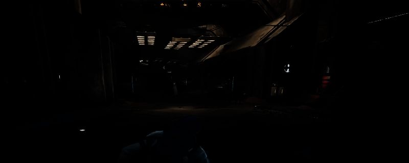 《沙丘：觉醒》中飞行员NPC位于贸易站内，背景为沙漠风格建筑，角色正准备进行对话选择前往哈克村