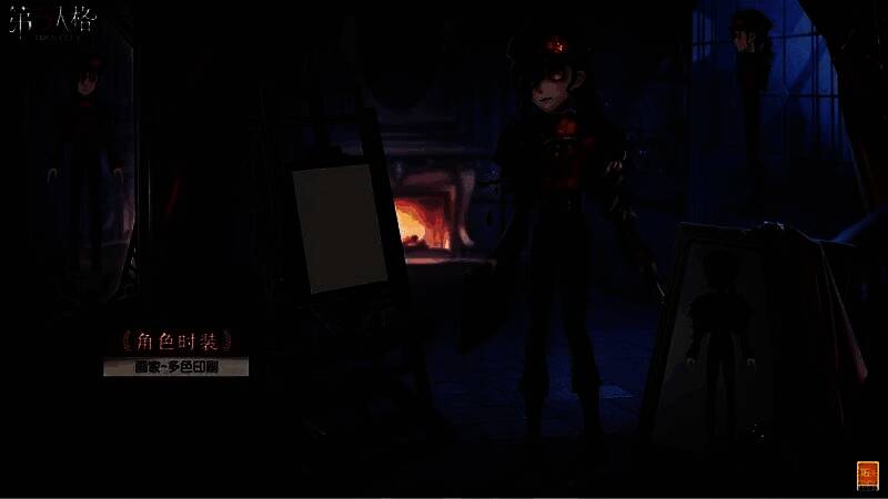 画家角色佩戴新头像与头像框，整体风格融合艺术与哥特元素