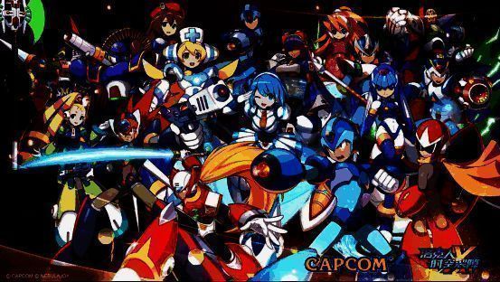 角色装备界面展示，左侧为艾克斯穿戴不同装甲的效果，右侧为武器选择面板