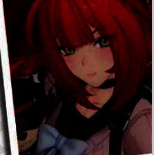 浮波柚叶在战斗场景中的技能演示画面，能量光环扩散，队友角色正释放异常技能，界面显示攻击力增益数值