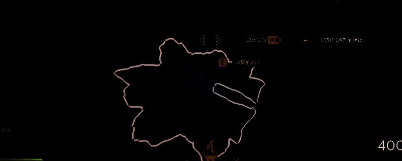 《沙丘：觉醒》游戏中维米利乌斯峡谷西部的面粉沙采集点实景，沙地泛白，标有多个可互动的资源采集标记