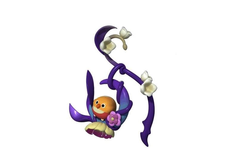 祝福铃兰配饰特写，铃兰花环晶莹剔透，散发柔和光芒