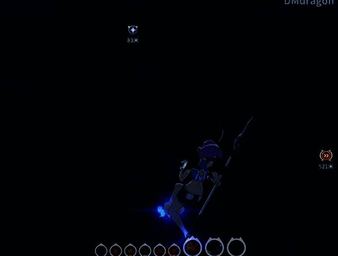 角色在复杂城市建筑群中连续攀爬，动作流畅，光影交错，展现高自由度移动系统