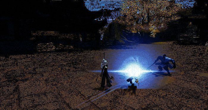 落羽在草丛中布置隐形陷阱，敌人踩中后爆炸