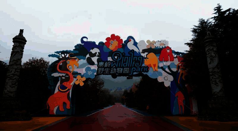 少侠在花果山场景中与一只可爱的小灵猴互动，背景是桃树与瀑布，充满神话色彩