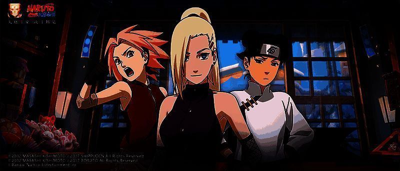 游戏界面中女忍手持愿望卡片，学员正在点击对应礼物，界面色彩明亮，充满节日购物氛围