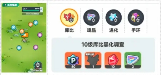 黑化调查树状图展示各分支升级路径与所需点数